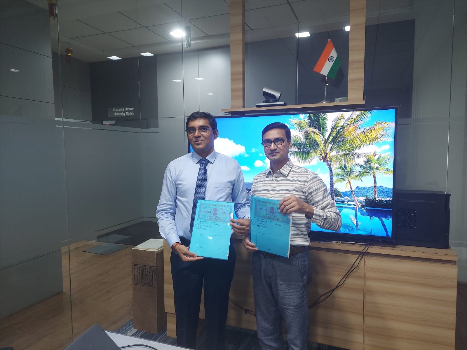 Yeoman Marine Pvt Limited signed an agreement with Powerbreeze Electromech Solutions